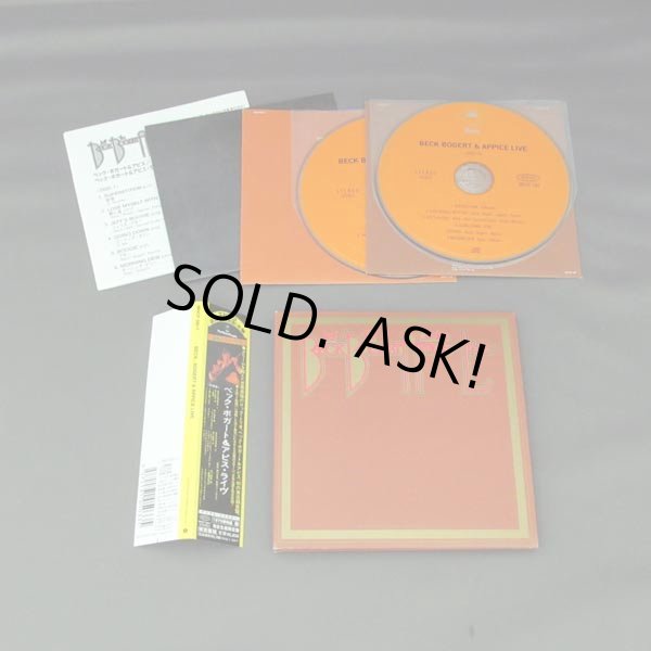Photo2: BECK, BOGERT & APPICE LIVE (USED JAPAN MINI LP CD) JEFF BECK, TIM BOGERT & CARMINE APPICE  (2)
