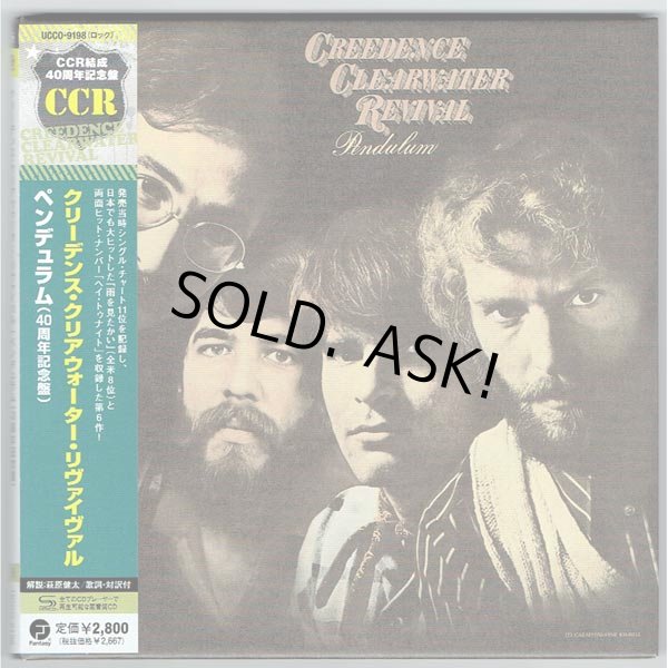 Photo1: CREEDENCE CLEARWATER REVIVAL / PENDULUM (Used Japan mini LP SHM-CD) CCR (1)