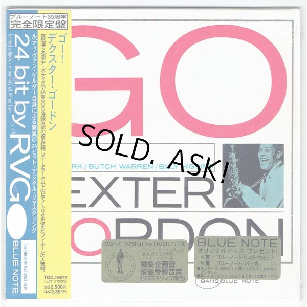 Photo1: DEXTER GORDON / GO! (Used Japan Mini LP CD) (1)