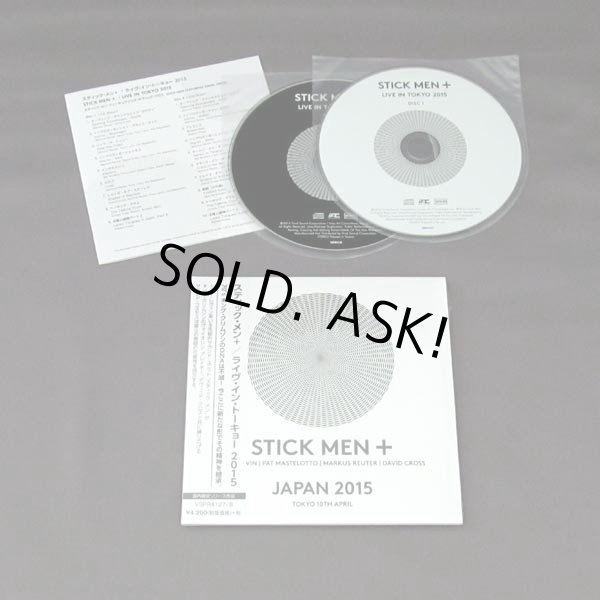 Photo2: STICK MEN + David Cross, King Crimson / LIVE IN TOKYO 2015 (Used Japan Mini LP CD) (2)