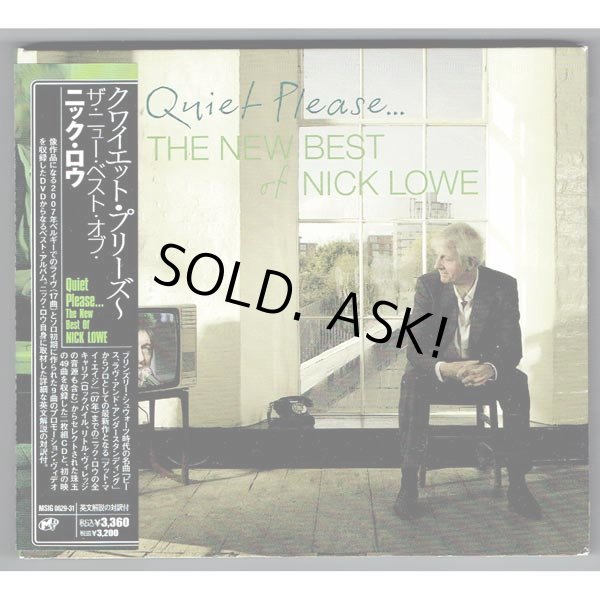 Photo1: NICK LOWE / QUIET PLEASE - THE NEW BEST OF NICK LOWE (Used Japan Digipak CD+DVD) (1)