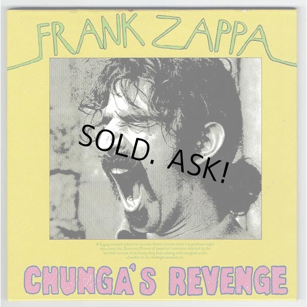 Photo1: FRANK ZAPPA / CHUNGA'S REVENGE (Used Japan Mini LP Promo Empty Paper Sleeve) (1)