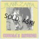 FRANK ZAPPA / CHUNGA'S REVENGE (Used Japan Mini LP Promo Empty Paper Sleeve)