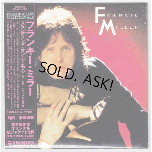 Photo1: FRANKIE MILLER / STANDING ON THE EDGE (Used Japan Mini LP CD) (1)