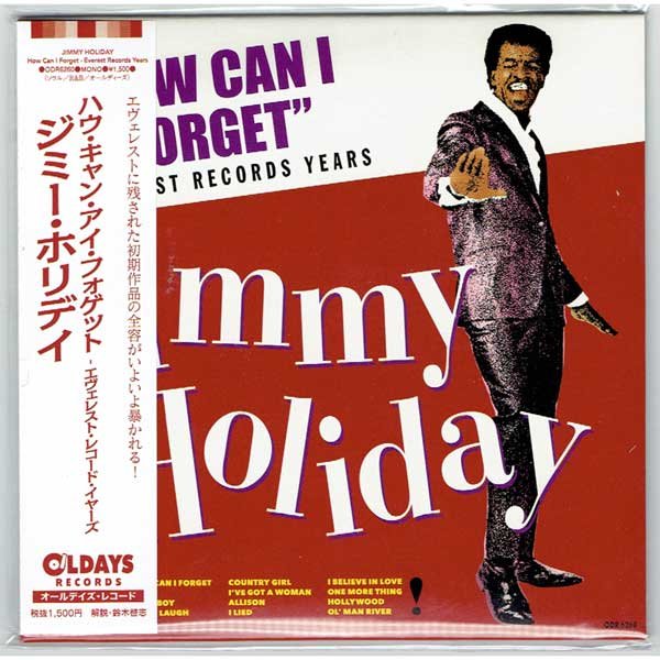 Photo1: JIMMY HOLIDAY / HOW CAN I FORGET - EVEREST RECORDS YEARS (Brand New Japan mini LP CD) (1)