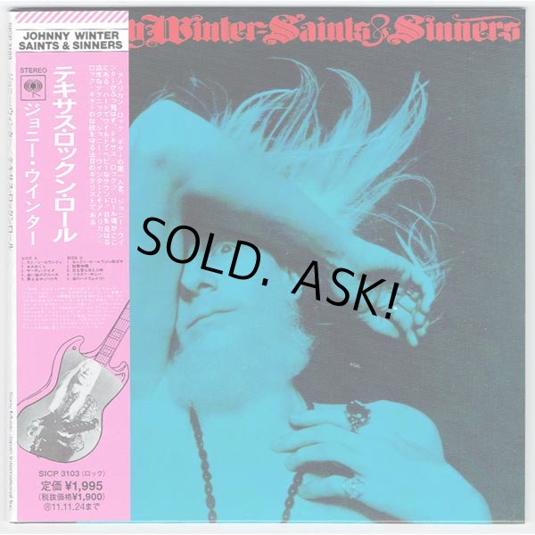 Photo1: JOHNNY WINTER / SAINTS & SINNERS (Used Japan Mini LP CD) (1)