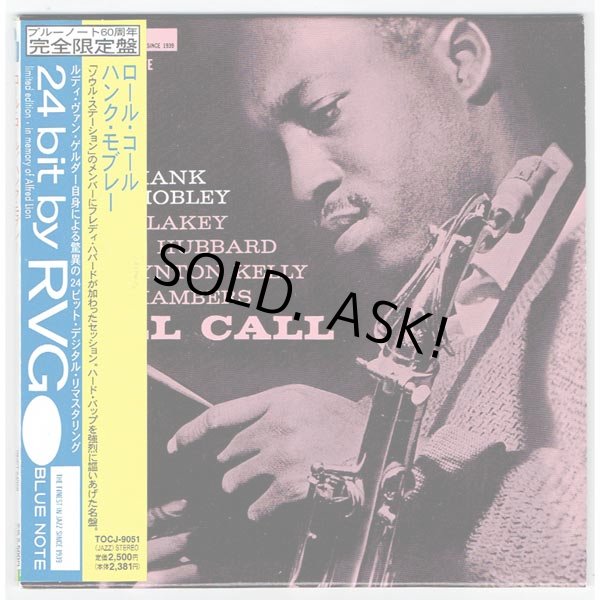 Photo1: HANK MOBLEY / ROLL CALL (Used Japan Mini LP CD) (1)