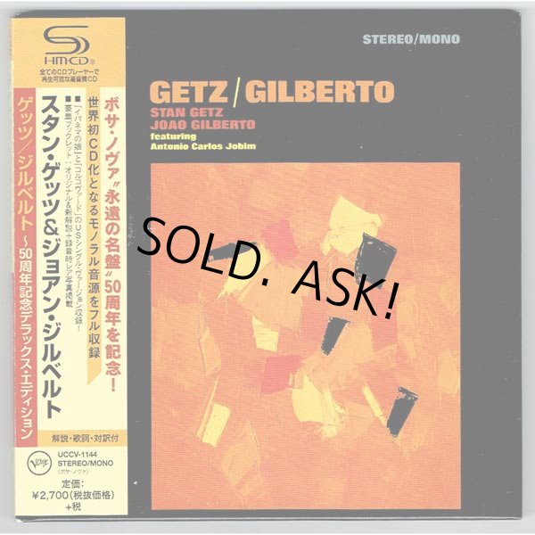 Photo1: STAN GETZ & JOAO GILBERTO / GETZ / GILBERTO - 50TH ANNIVERSARY DELUXE EDITION (Used Japan Mini LP SHM-CD) (1)