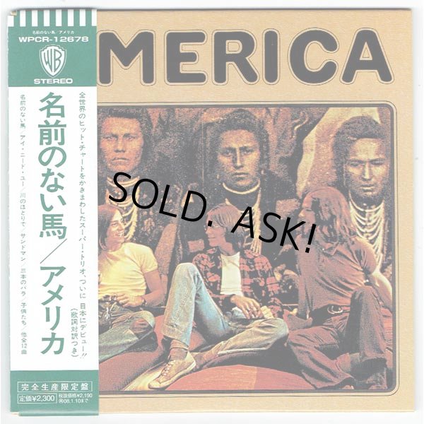 Photo1: AMERICA / AMERICA (Used Japan Mini LP CD) (1)