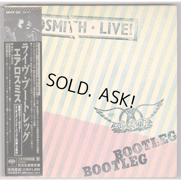 Photo1: AEROSMITH / AEROSMITH LIVE BOOTLEG (Used Japan mini LP CD) (1)