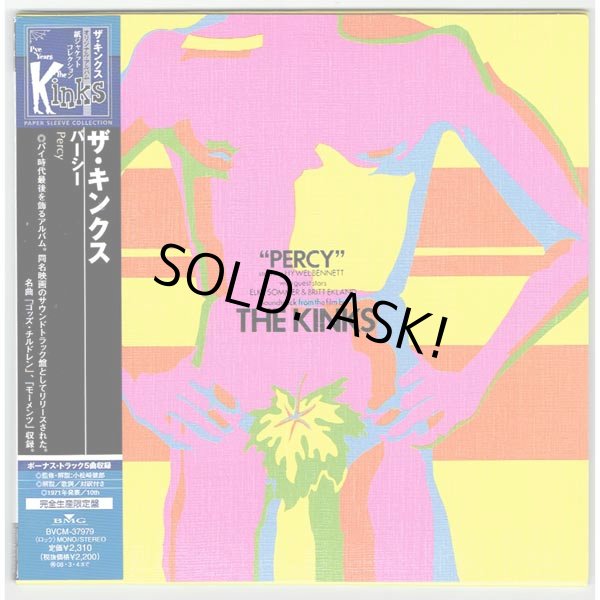 Photo1: THE KINKS / PERCY - SOUNDTRACK (Used Japan Mini LP CD) (1)
