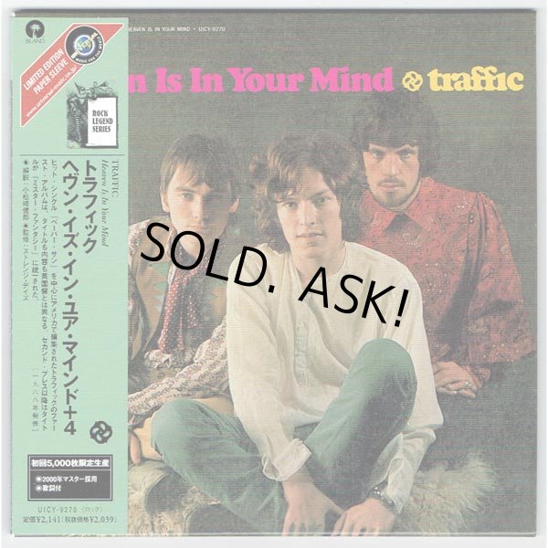 Photo1: TRAFFIC / HEAVEN IS IN YOUR MIND (Used Japan Mini LP CD) (1)