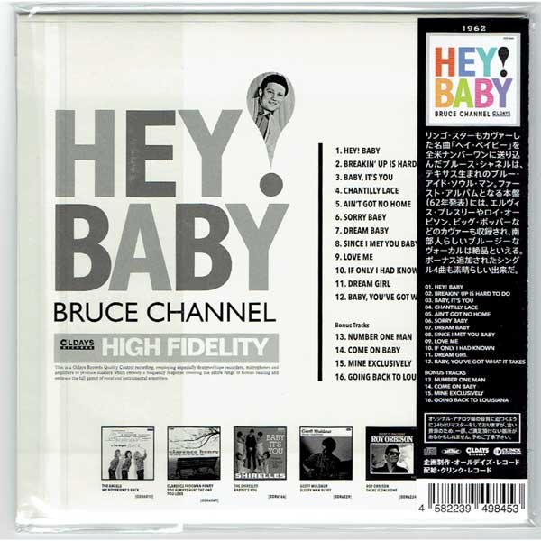 Photo2: BRUCE CHANNEL / HEY! BABY (Brand New Japan Mini LP CD) (2)