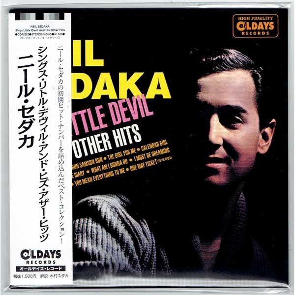 Photo1: NEIL SEDAKA / SINGS LITTLE DEVIL AND HIS OTHER HITS (Brand New Japan Mini LP CD) * B/O * (1)