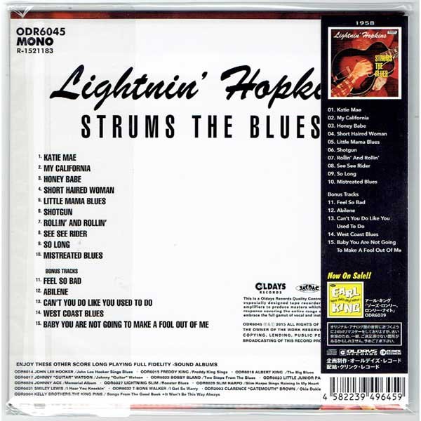 Photo2: LIGHTNIN' HOPKINS / STRUMS THE BLUES (Brand New Japan Mini LP CD) * B/O * (2)