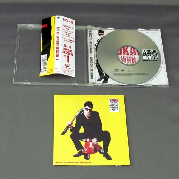 Photo2: MAKOTO AYUKAWA / LONDON SESSION #1 (Used Japan Jewel Case CD) Wilko Johnson (2)