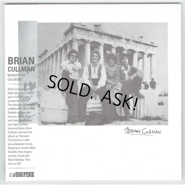 Photo2: BENEATH THE COLISEUM (USED JAPAN MINI LP CD) BRIAN CULLMAN  (2)