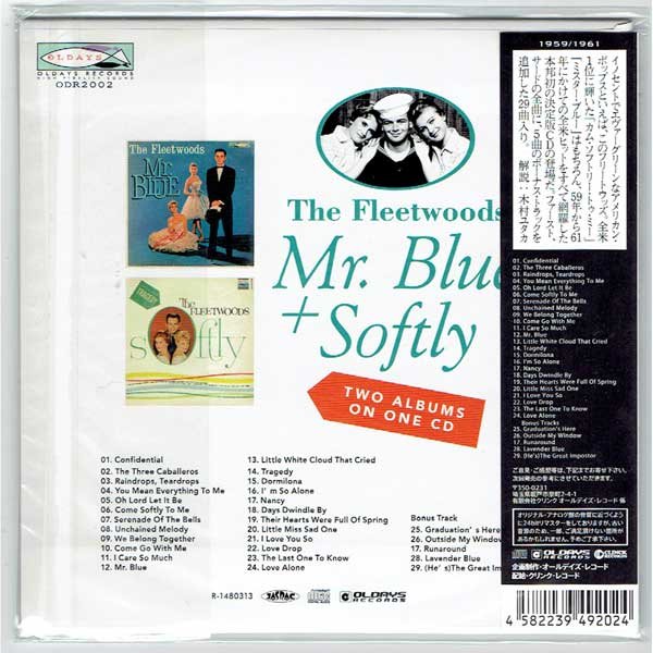 Photo2: THE FLEETWOODS / MR. BLUE + SOFTLY (Brand New Japan mini LP CD) * B/O * (2)