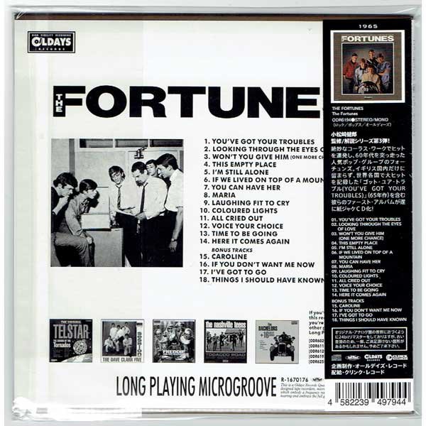 Photo2: THE FORTUNES / THE FORTUNES (Brand New Japan Mini LP CD) * B/O * (2)