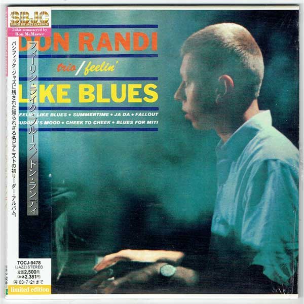 Photo1: DON RANDI / FEELIN' LIKE BLUES (Used Japan Mini LP CD) (1)