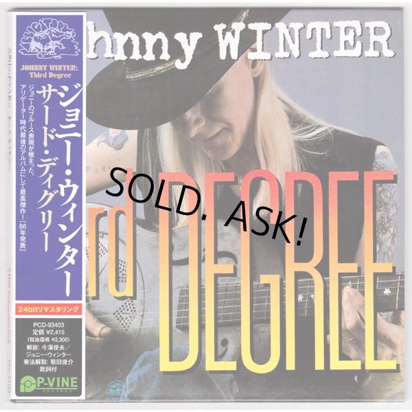 Photo1: JOHNNY WINTER / THIRD DEGREE (Used Japan Mini LP CD) (1)