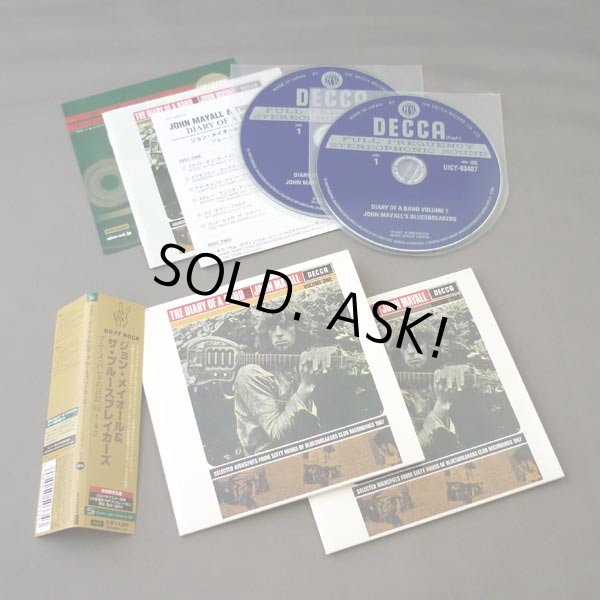 Photo2: JOHN MAYALL & THE BLUESBREAKERS / DIARY OF A BAND VOL 1 & 2 (Used Japan Mini LP SHM-CD) (2)