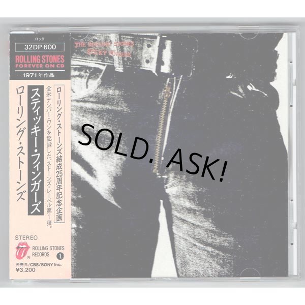 Photo1: THE ROLLING STONES / STICKY FINGERS (Used Japan Jewel Case CD) (1)