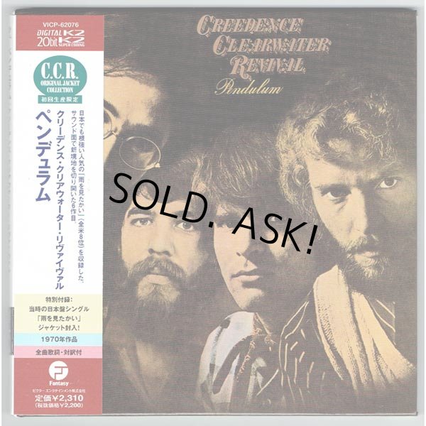 Photo1: CREEDENCE CLEARWATER REVIVAL / PENDULUM (Used Japan Mini LP CD) CCR (1)