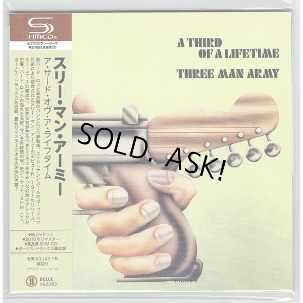 Photo1: THREE MAN ARMY / A THIRD OF A LIFETIME (Brand New Japan Mini LP SHM-CD) (1)