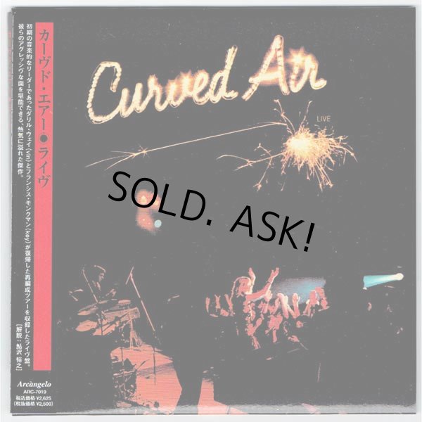Photo2: CURVED AIR / LIVE (Used Japan mini LP CD + Promo OBI) (2)