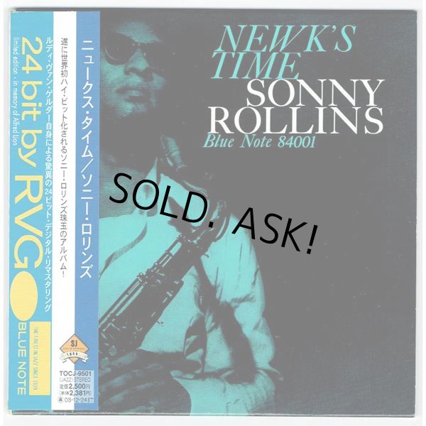 Photo1: SONNY ROLLINS / NEWK'S TIME (Used Japan Mini LP CD) Blue Note (1)
