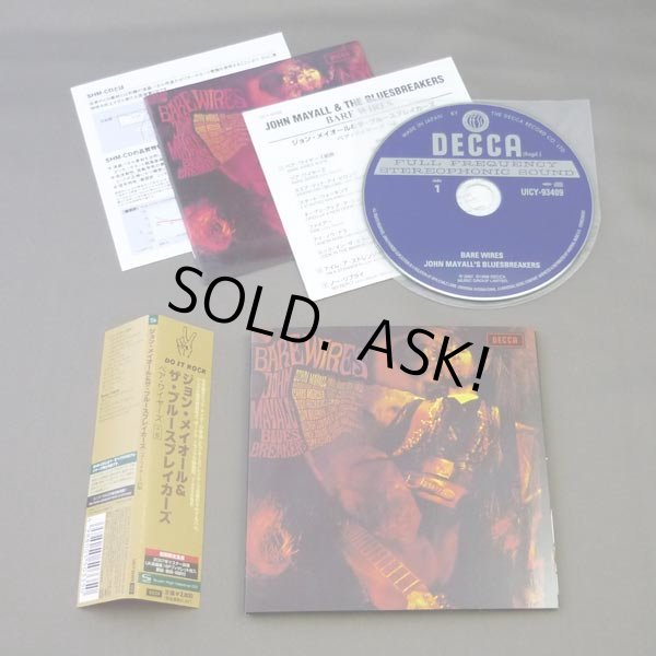 Photo2: JOHN MAYALL & THE BLUESBREAKERS / BARE WIRES (Used Japan Mini LP SHM-CD) (2)