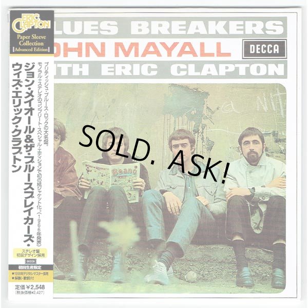 Photo1: JOHN MAYALL & THE BLUES BREAKERS / WITH ERIC CLAPTON (Used Japan Mini LP CD) (1)