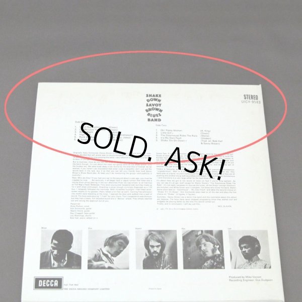 Photo3: SAVOY BROWN BLUES BAND / SHAKE DOWN (Used Japan Mini LP CD) (3)