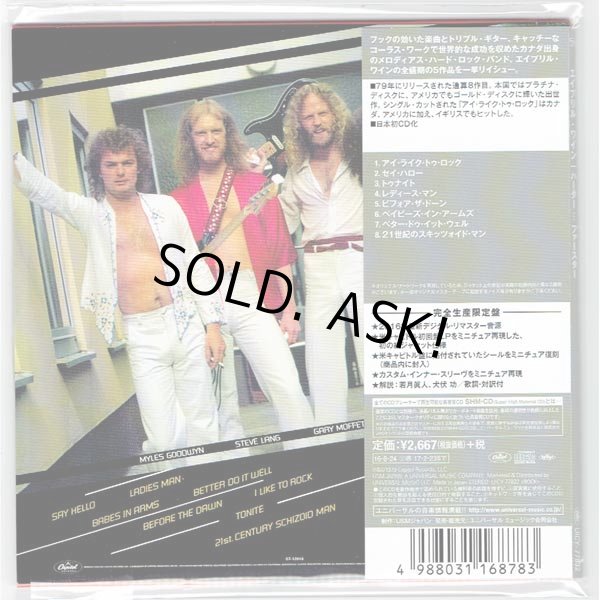 Photo2: APRIL WINE / HARDER ..... FASTER (Brand New Japan Mini LP SHM-CD) (2)