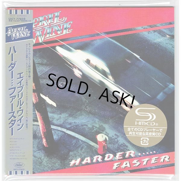 Photo1: APRIL WINE / HARDER ..... FASTER (Brand New Japan Mini LP SHM-CD) (1)