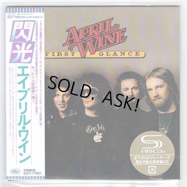 Photo1: APRIL WINE / FIRST GLANCE (Brand New Japan Mini LP SHM-CD) (1)