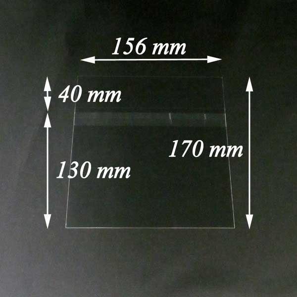 Photo2: RESEALABLE OUTER SLEEVES for Jewel Case CD (25 pieces)  (2)