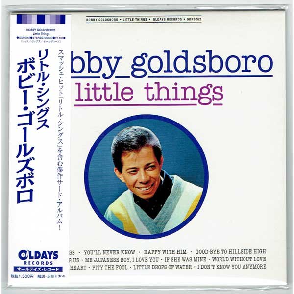 Photo1: BOBBY GOLDSBORO / LITTLE THINGS (Brand New Japan mini LP CD) * B/O * (1)