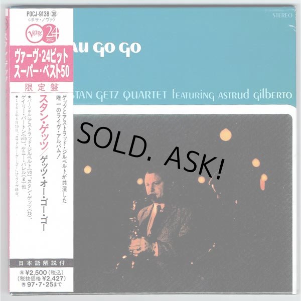 Photo1: THE NEW STAN GETZ QUARTET FEATURING ASTRUD GILBERTO / GETZ AU GO GO (Used Japan Mini LP CD) (1)