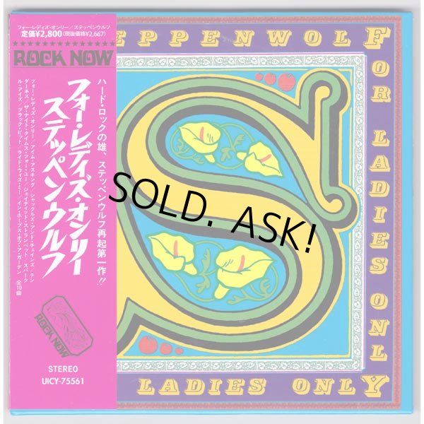 Photo1: STEPPENWOLF / FOR LADIES ONLY (Used Japan Mini LP SHM-CD) (1)