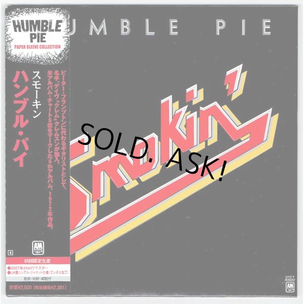 Photo1: HUMBLE PIE / SMOKIN' (Used Japan Mini LP CD) (1)