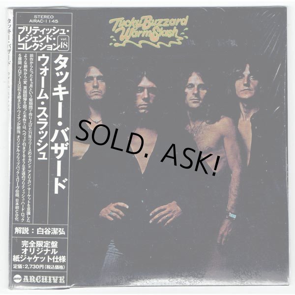 Photo1: TUCKY BUZZARD / WARM SLASH (Used Japan Mini LP CD) (1)