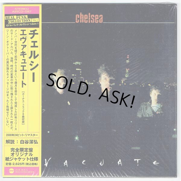 Photo1: CHELSEA / EVACUATE (Used Japan Mini LP CD) (1)