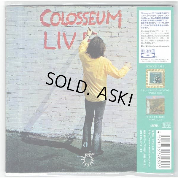 Photo2: COLOSSEUM / COLOSSEUM LIVE (Brand New Japan Mini LP Blu-spec CD) (2)