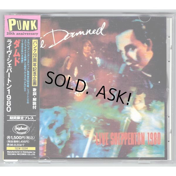 Photo1: THE DAMNED / LIVE SHEPPERTON 1980 (Used Japan Jewel Case CD) (1)