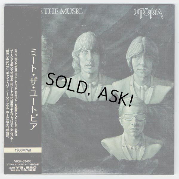 Photo1: UTOPIA / DEFACE THE MUSIC (Used Japan Mini LP CD) Todd Rungren (1)