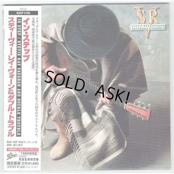 Photo1: STEVIE RAY VAUGHAN AND DOUBLE TROUBLE / IN STEP (Used Japan Mini LP CD) (1)