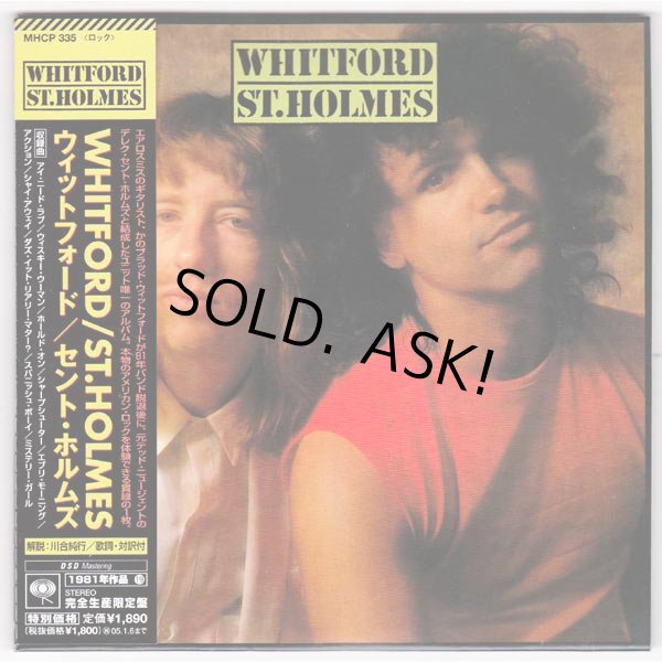 Photo1: WHITFORD ST. HOLMES / WHITFORD ST. HOLMES (Used Japan Mini LP CD) Aerosmith (1)