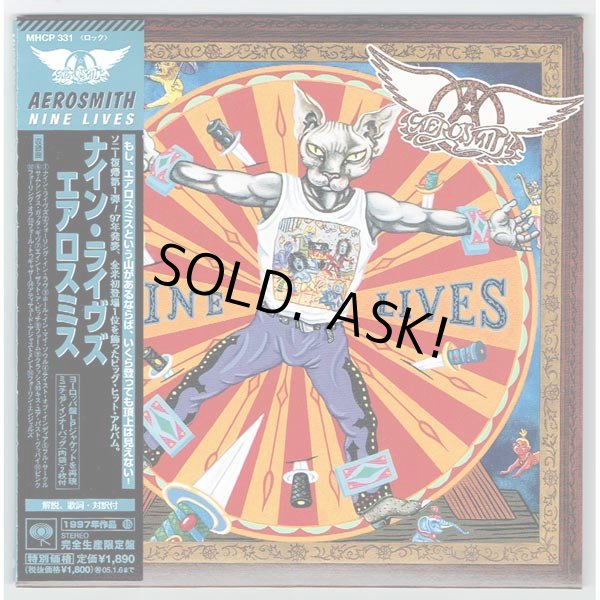 Photo1: AEROSMITH / NINE LIVES (Used Japan Mini LP CD) (1)